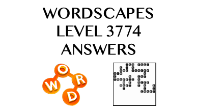 Wordscapes Level 3774 Answers