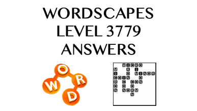 Wordscapes Level 3779 Answers