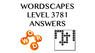 Wordscapes Level 3781 Answers