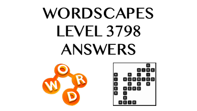 Wordscapes Level 3798 Answers