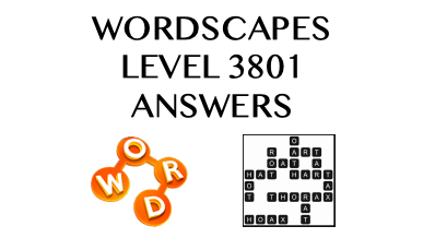 Wordscapes Level 3801 Answers