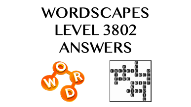 Wordscapes Level 3802 Answers