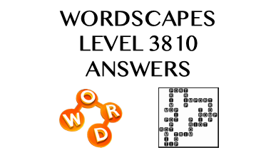 Wordscapes Level 3810 Answers