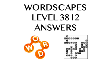 Wordscapes Level 3812 Answers