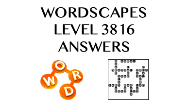 Wordscapes Level 3816 Answers