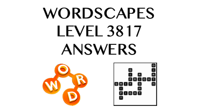 Wordscapes Level 3817 Answers