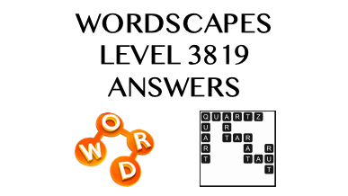 Wordscapes Level 3819 Answers