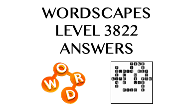 Wordscapes Level 3822 Answers