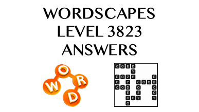 Wordscapes Level 3823 Answers