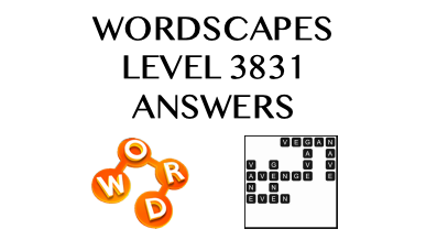 Wordscapes Level 3831 Answers