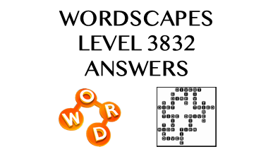 Wordscapes Level 3832 Answers