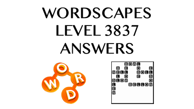 Wordscapes Level 3837 Answers
