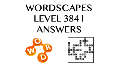 Wordscapes Level 3841 Answers