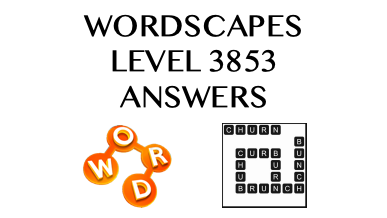 Wordscapes Level 3853 Answers