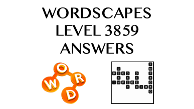 Wordscapes Level 3859 Answers