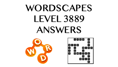 Wordscapes Level 3889 Answers