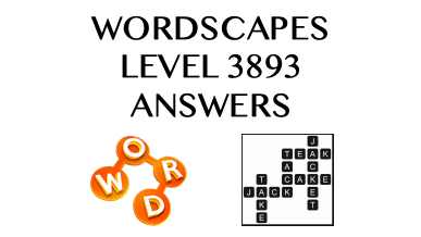 Wordscapes Level 3893 Answers