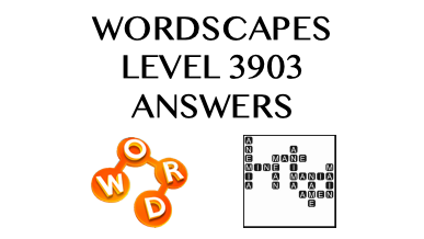Wordscapes Level 3903 Answers