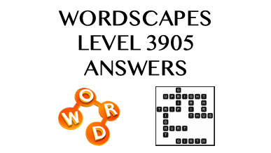 Wordscapes Level 3905 Answers