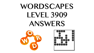 Wordscapes Level 3909 Answers