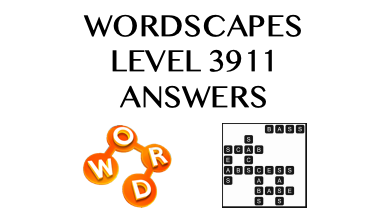 Wordscapes Level 3911 Answers