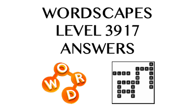 Wordscapes Level 3917 Answers