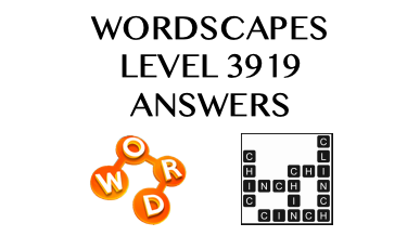 Wordscapes Level 3919 Answers