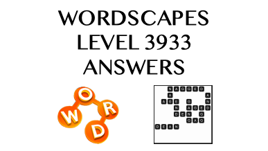 Wordscapes Level 3933 Answers