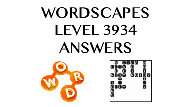 Wordscapes Level 3934 Answers