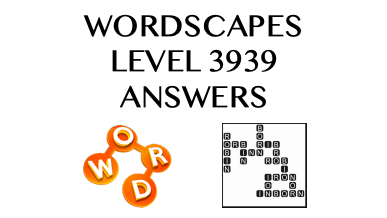 Wordscapes Level 3939 Answers