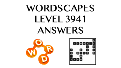 Wordscapes Level 3941 Answers