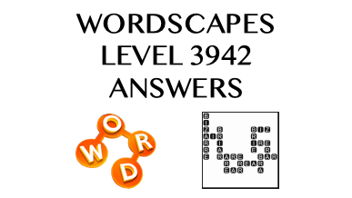 Wordscapes Level 3942 Answers