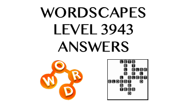 Wordscapes Level 3943 Answers