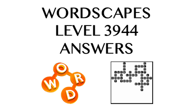 Wordscapes Level 3944 Answers