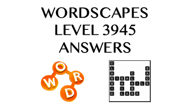 Wordscapes Level 3945 Answers