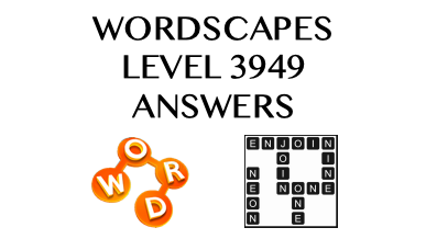 Wordscapes Level 3949 Answers