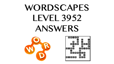 Wordscapes Level 3952 Answers