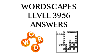 Wordscapes Level 3956 Answers