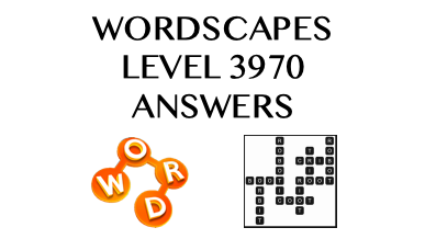 Wordscapes Level 3970 Answers