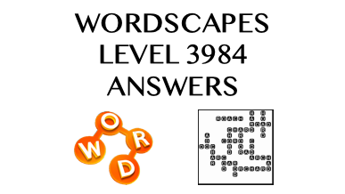 Wordscapes Level 3984 Answers