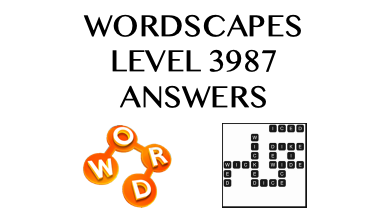 Wordscapes Level 3987 Answers