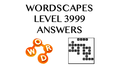 Wordscapes Level 3999 Answers