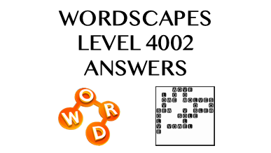 Wordscapes Level 4002 Answers