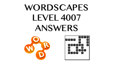 Wordscapes Level 4007 Answers