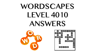 Wordscapes Level 4010 Answers