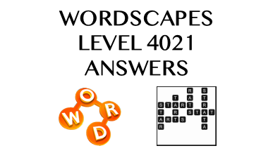 Wordscapes Level 4021 Answers