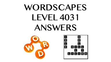 Wordscapes Level 4031 Answers