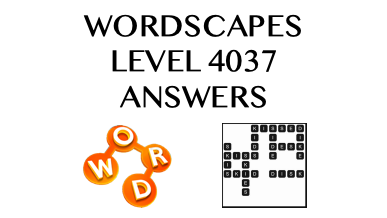 Wordscapes Level 4037 Answers
