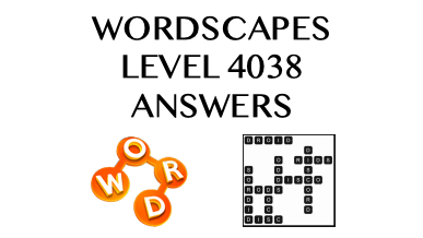 Wordscapes Level 4038 Answers