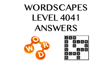 Wordscapes Level 4041 Answers